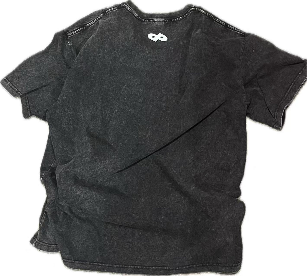 Diamond black washed tee