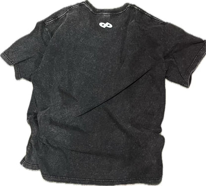 Diamond black washed tee